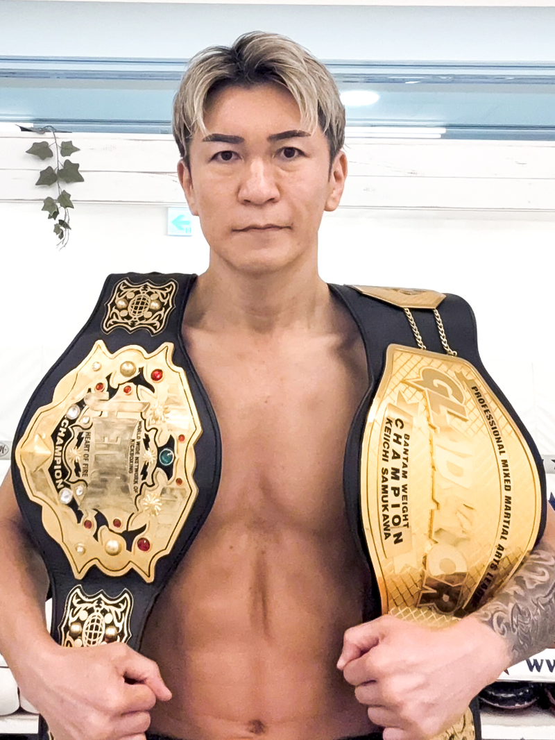 代表 寒川 慶一第3代 J-NETWORKスーパーライト級王者第2代 GLADIATORバンタム級王者